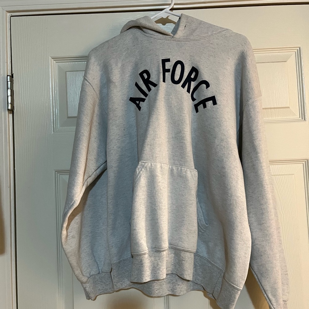 Vintage Air Force Sweatshirt in Heather Grey - size L - good condition